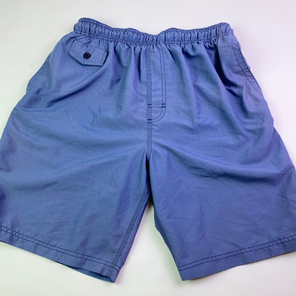 Nat Nast Swimming Trunks Faded Blue Cut Liner MED